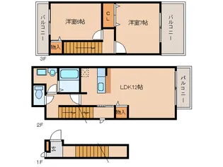 イーストアルカディアの間取り