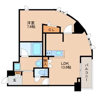 奈良県奈良市三条大宮町【マンション】の間取り