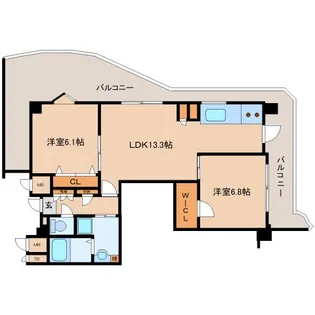 センチュリーアスカ10【5階】の間取り