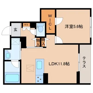 奈良県奈良市大宮町5丁目【マンション】の間取り