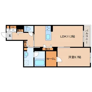 奈良県奈良市大宮町5丁目【マンション】の間取り