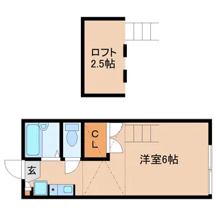 奈良県奈良市東九条町【アパート】の間取り