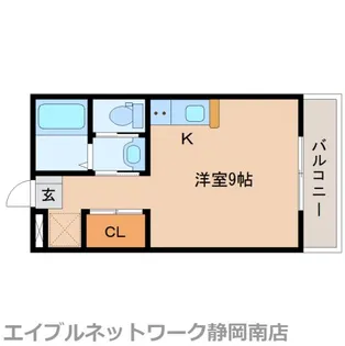 サンライズ’94【1D号室】の間取り