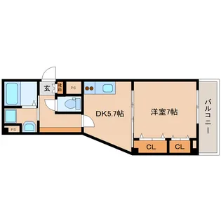 ミッテ三条【2階】の間取り