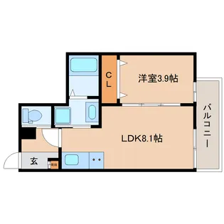 仮称)GENTRY王寺【2階】の間取り