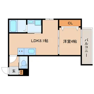 仮称)GENTRY王寺【3階】の間取り