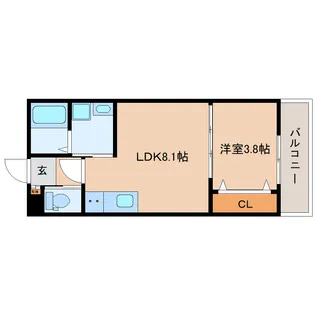 仮称)GENTRY王寺【3階】の間取り