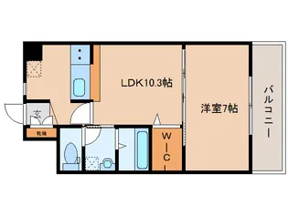 奈良県奈良市法華寺町【マンション】の間取り