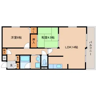 フォレ・ヴィラージュ【501号室】の間取り