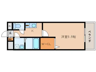奈良県大和郡山市南郡山町【マンション】の間取り