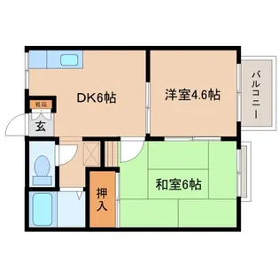 エステートピアオクムラ【2階】の間取り