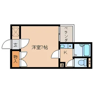 KBK高天ビル【6階】の間取り