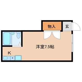 奈良県奈良市法蓮町【マンション】の間取り