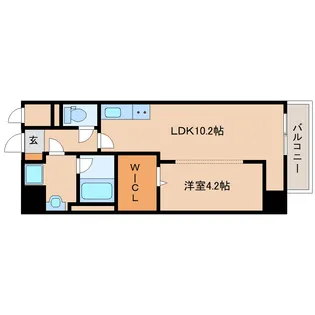 仮称天理市ユーミーマンション【202号室】の間取り