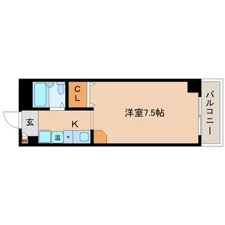 リオグランデー由希【3階】の間取り