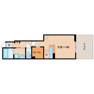 イターナルパレスⅡ【1階】の間取り