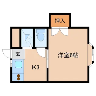 奈良県奈良市北市町【マンション】の間取り