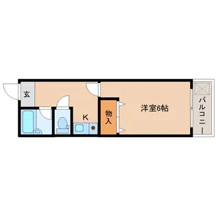 ミユキシティーマンション【603号室】の間取り