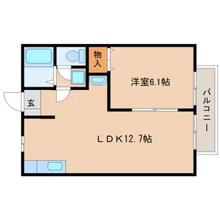 エスポアールT・H【2階】の間取り