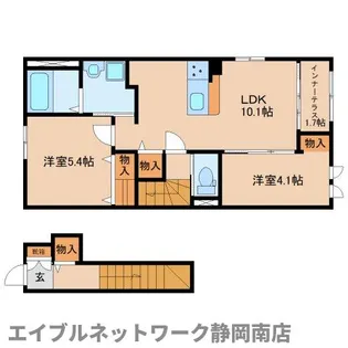槙の家【201号室】の間取り