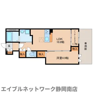 槙の家【102号室】の間取り