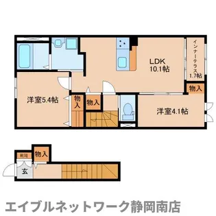 槙の家【202号室】の間取り