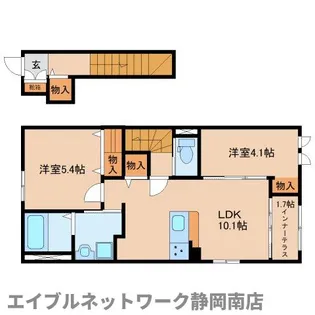 槙の家【203号室】の間取り
