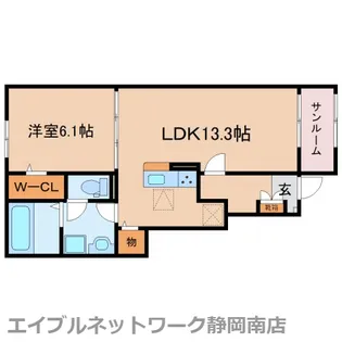 ソルテ【1階】の間取り