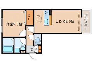 マ・メゾンサカエV【2階】の間取り