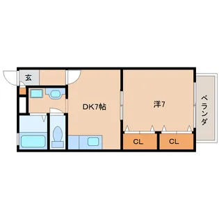サニーハウスタムラ【2階】の間取り