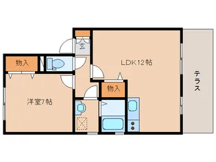 シャルマン高畑 C【2階】の間取り