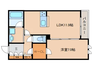 シャーメゾン 杉ケ町【3階】の間取り
