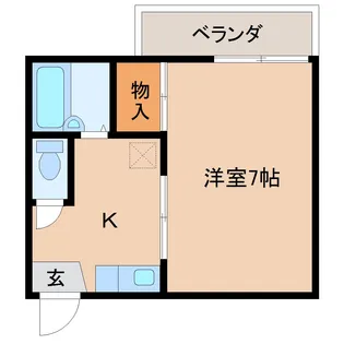 タウニィ高畑【2階】の間取り