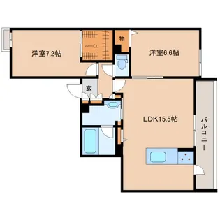 シャーメゾンアイメール【301号室】の間取り