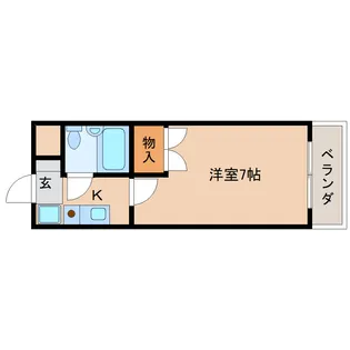 アメニティホウコク【2階】の間取り