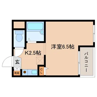 ディアコートYoshimura【1階】の間取り