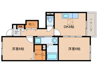 エレガンシア【2階】の間取り