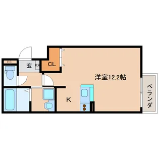 阪奈コーポ【1階】の間取り