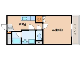 ハイツ中村【3階】の間取り