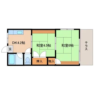 シティハイム藤本【1階】の間取り