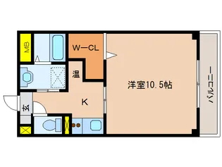 アイリスハイツ8号館【5階】の間取り