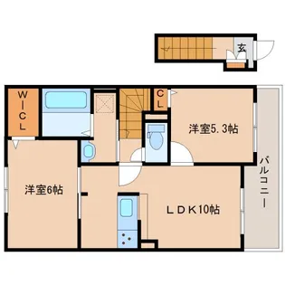 ドルチェ【2階】の間取り