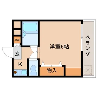 コーポ梅喜【3階】の間取り