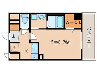 RA新大宮【6階】の間取り