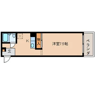 中田ビル【403号室】の間取り