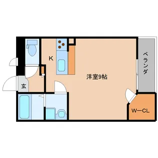レオネクストエクレール北今市【306号室】の間取り