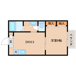 パークコート雲井阪【2階】の間取り