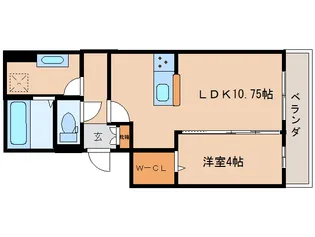 ココドミール【1階】の間取り