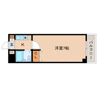 シティホームズ大宮【7階】の間取り