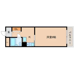 サンサーラ奈良H&S【203号室】の間取り